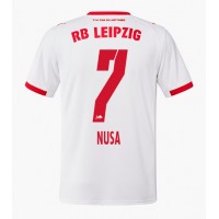 Stroje piłkarskie RB Leipzig Antonio Nusa #7 Koszulka Podstawowej 2025-26 Krótki Rękaw